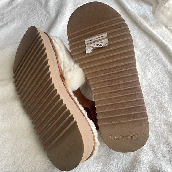 Koolaburra by Ugg Natural Ya-Baby Platform Sandals - Picture 5 of 6